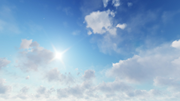 Time Lapse Clouds and Sun alt