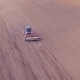 Aerial View of Tractor on Prepare a Field for Planting - VideoHive Item for Sale