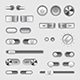 Toggle Switch Buttons Vector Set - GraphicRiver Item for Sale