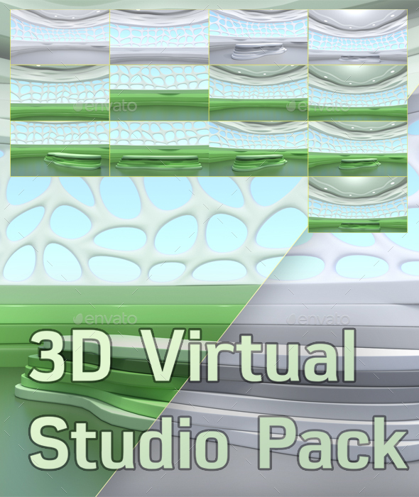 3D Rendering of Virtual Studio