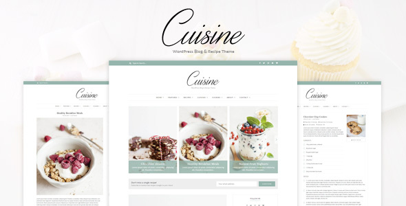 Cuisine - WordPress Blog & Recipe Theme