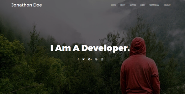 Loster - Personal Portfolio Template