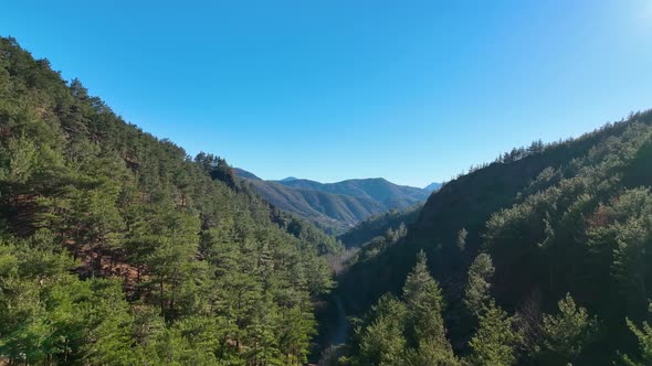 Canyon in the mountains