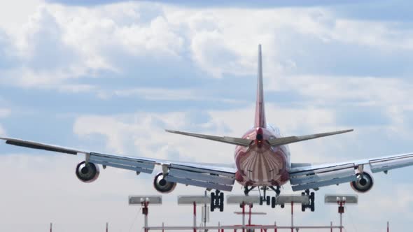 Wide Body Airliner on Final Approach