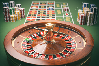 able. Gambling background. 3d illustration
