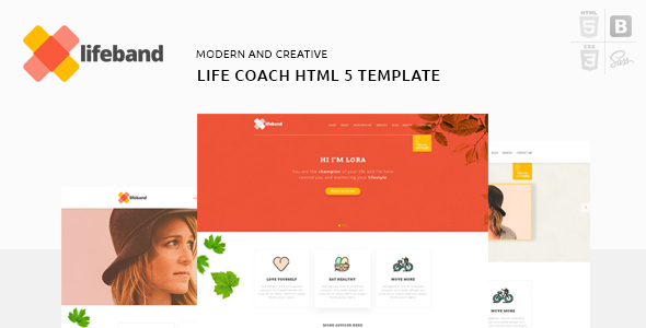 Lifeband - Coaching Business Responsive HTML5 Template