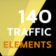 140 Traffic Icons and Elements - VideoHive Item for Sale