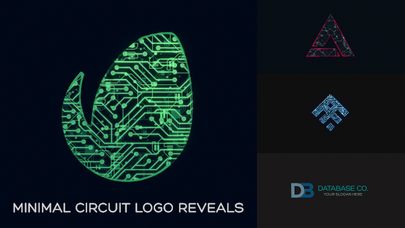Minimal Circuit Logo Reveals