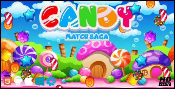 Candy Match Saga HTML5 GAME