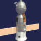Low Poly Cartoony Soyuz - 3DOcean Item for Sale