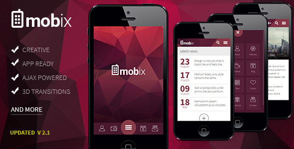 Mobix - szablon HTML Mobile