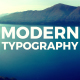 Modern Typography Slideshow - VideoHive Item for Sale