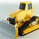 Low Poly Bulldozer - 3DOcean Item for Sale