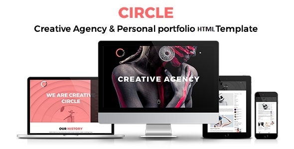 CIRCLE Creative Agency and Portfolio Template