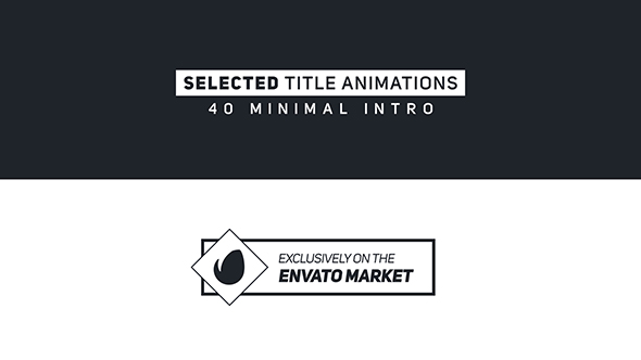 Selected Titles 3 | 40 Minimal Intro alt