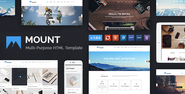 Mount – Multi-purpose Business HTML Template