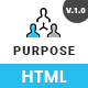 PURPOSE - Creative Business HTML5 Template - ThemeForest Item for Sale