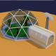 Low Poly Sci Fi Greenhouse - 3DOcean Item for Sale