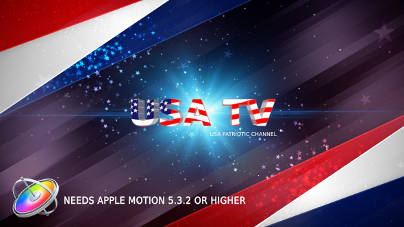 USA Patriotic Broadcast Pack - Apple Motion