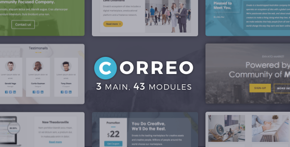 Correo | Newsletter Template