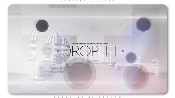 Droplet Circles Parallax Slideshow alt