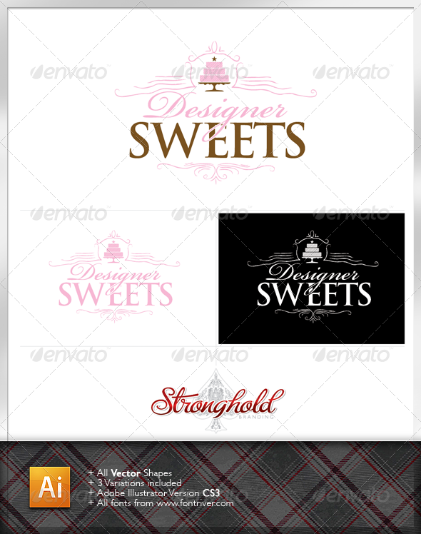 Designer Sweets Logo Template