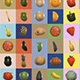 Fruits & Vegetables Mosaic Background - VideoHive Item for Sale