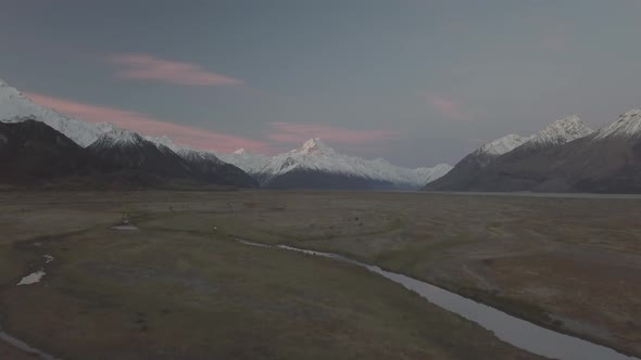 Mt Cook in the evening