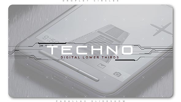 Techno Digital Lower Thirds alt