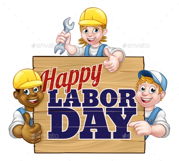 Happy Labor Day Workers Design