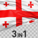 Georgia Flag Pack - VideoHive Item for Sale