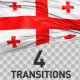 Georgia Flag Transitions - VideoHive Item for Sale