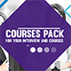 Interview Course Lecture Pack - VideoHive Item for Sale