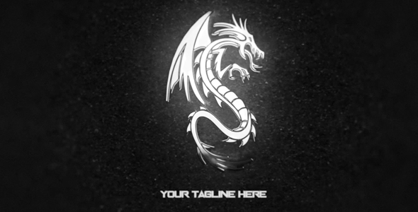 Gold silver logo reveal