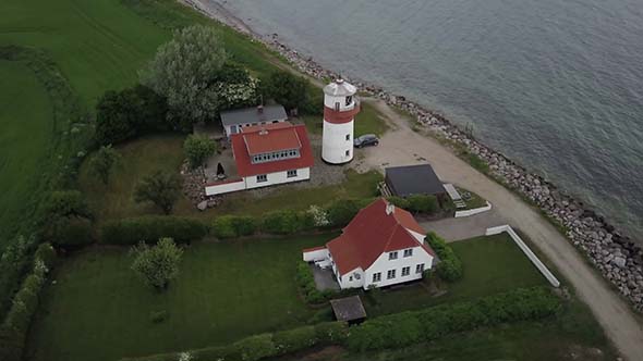 Aerial View Of The Lighthouse