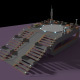 Low Poly Spaceship Platform - 3DOcean Item for Sale