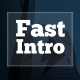 Fast Typographic Intro - VideoHive Item for Sale