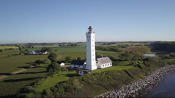 Lighthouse on the Sea Beatc in Langeland