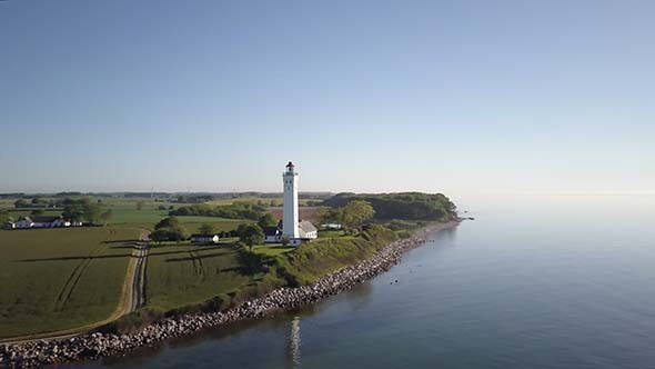 Lighthouse In Keldsnor, Denmark