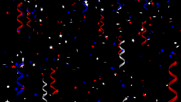 July 4th Confetti
