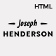 Henderson - Responsive vCard Template - ThemeForest Item for Sale