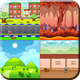 8 Different Game Backgrounds - GraphicRiver Item for Sale