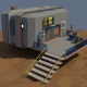 Low Poly Cartoony Sci Fi Building - 3DOcean Item for Sale