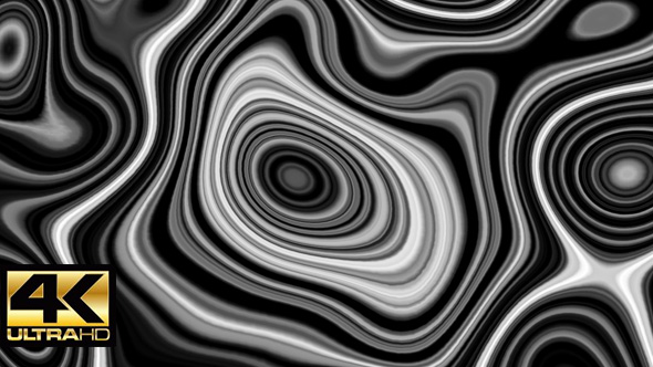 Abstract Black&White Liquid Marble Background alt