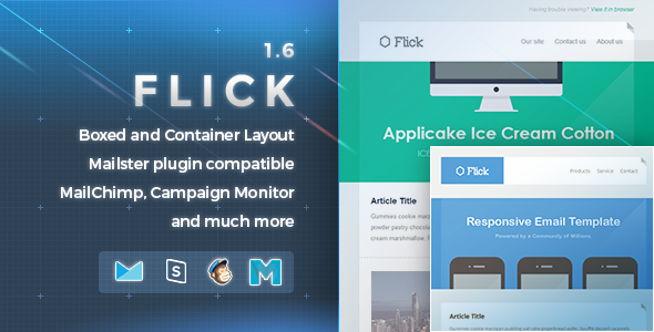 Flick | Responsive E-mail Template