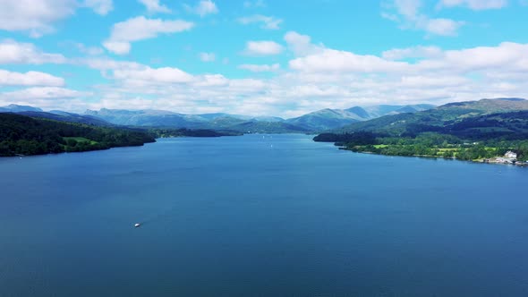 Windermere Lake District Aerial Drone Sc12