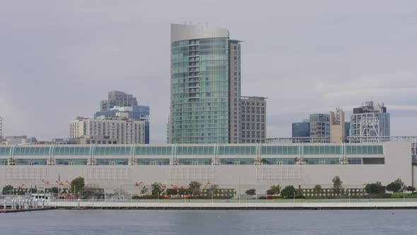 Buildings along the waterfront