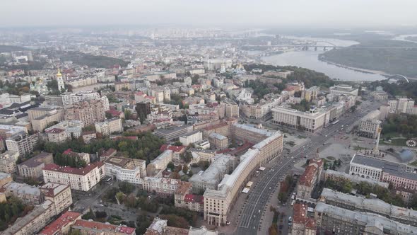 Kyiv - the Capital of Ukraine. Aerial View. Kiev