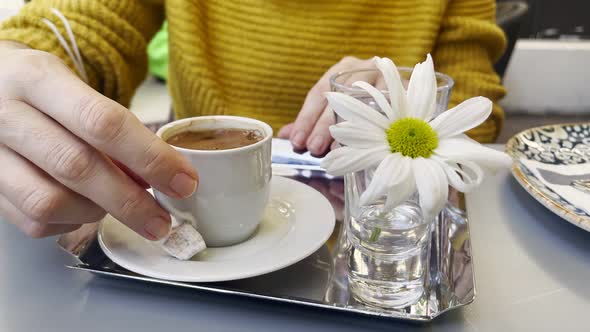 Traditional Hot Drink Turkish Coffee 2