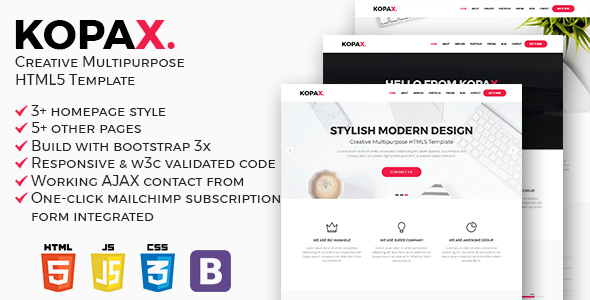 Kopax - Creative Multipurpose HTML5 Template